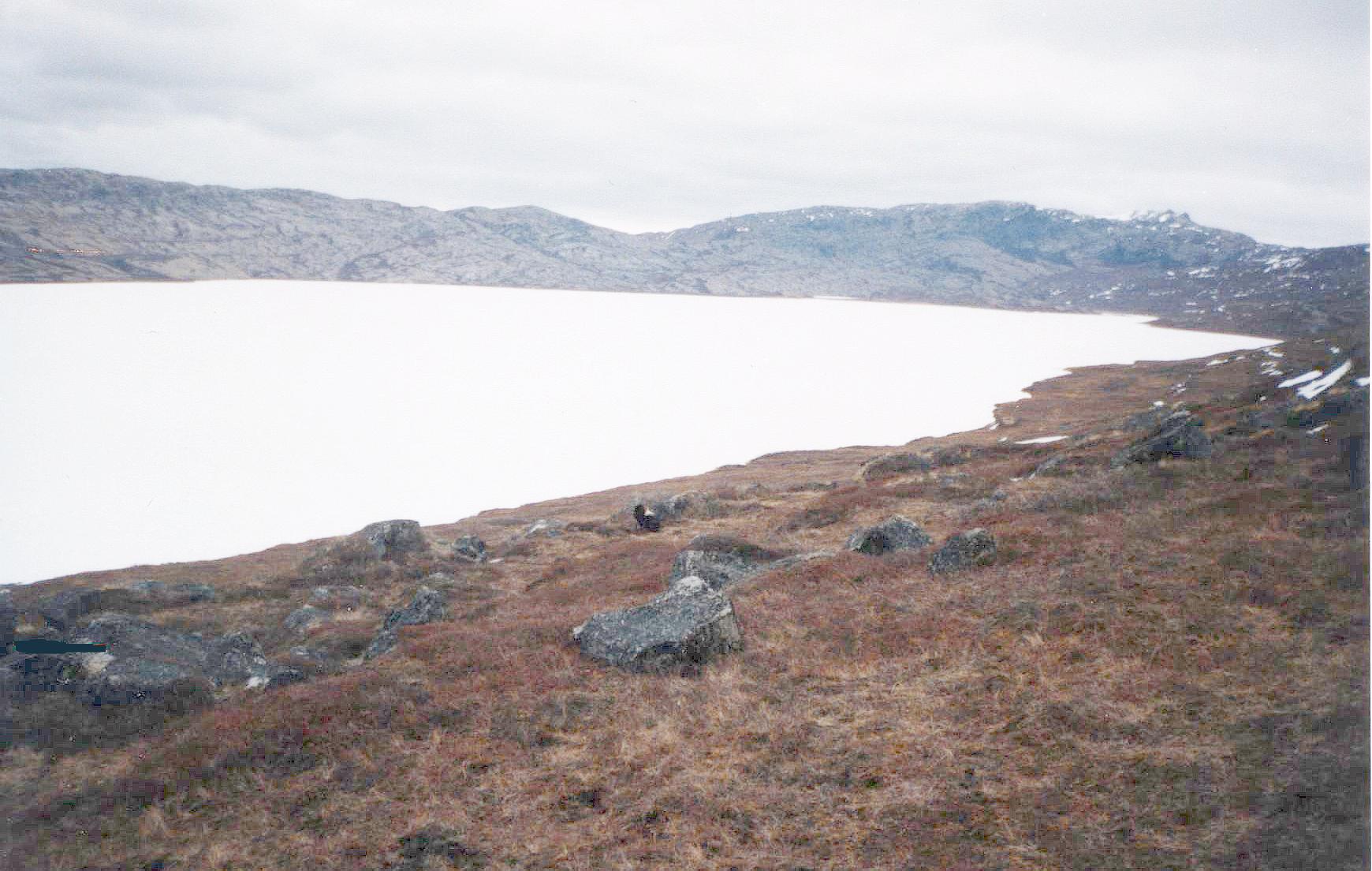 'In der Nähe von Kangerlussuaq';return true